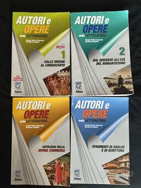 Autori e opere della letteratura - set completo