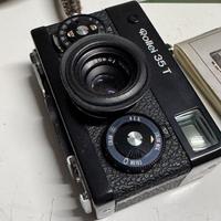 Rollei 35 T (1974) | Set con custodia e 2 flash