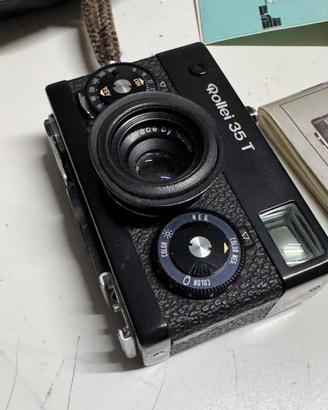 Rollei 35 T (1974) | Set con custodia e 2 flash
