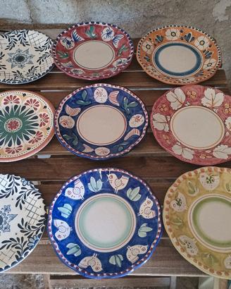 piatti in ceramica vietrese