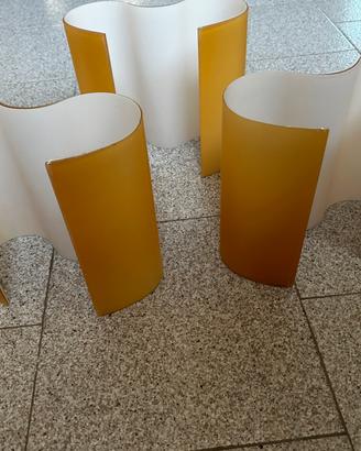 Lampade da parete Foscarini in vetro di Murano