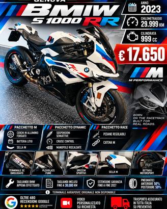 Bmw S 1000 RR PACCHETTO M SPORT SCARICO C