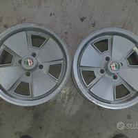 2 Cerchi In Lega Da 14" Per Alfa Romeo 33 QV
