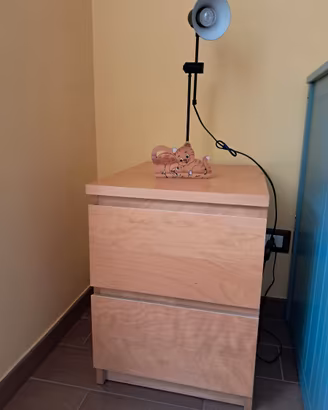 Cassettiere Ikea Malm colore betulla (due)