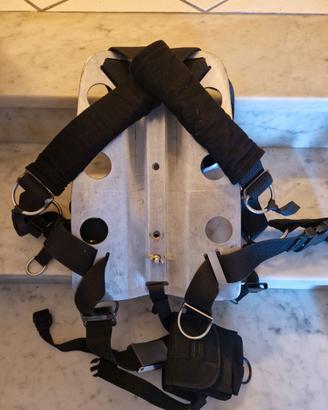 piastra e contropiastra per mono tutto in acciaio