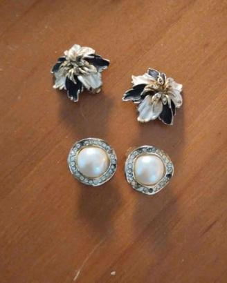 orecchini di argento fiore 