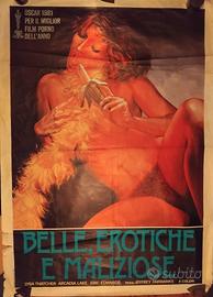 Manifesto Cinema anni 80 film erotico