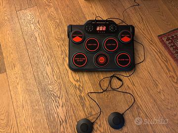 Set di batteria elettronica con 7 pad