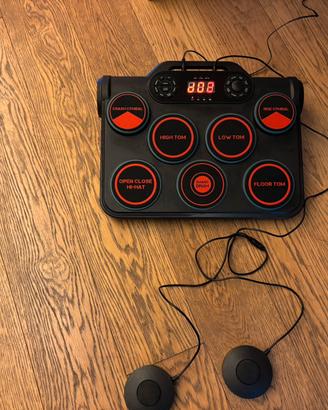 Set di batteria elettronica con 7 pad