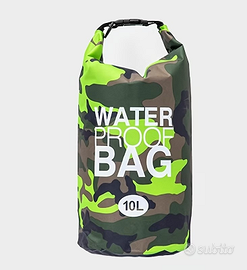 Sacca Impermeabile 10L Camo per Mare e Trekking