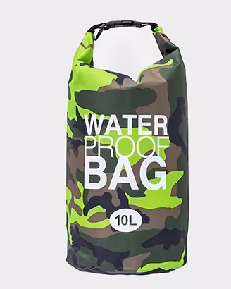 Sacca Impermeabile 10L Camo per Mare e Trekking