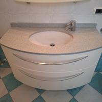 mobile lavandino bagno sospeso con cassettoni 