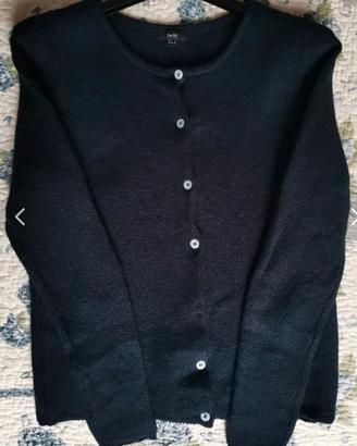 Maglioncino cardigan in lana