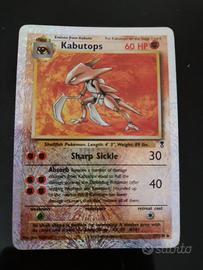 Pokémon kabutops reverse holo legendary 