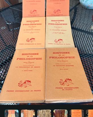 Bréhier, Histoire de la philosophie, 6 volumi