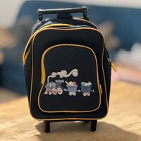 Zainetto trolley bambino con ruote e manico