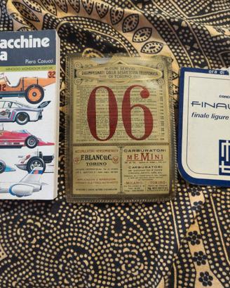 Lotto documenti auto d'epoca