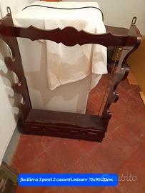 FUCILIERA  LEGNO CON CASSETTI