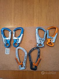 Moschettoni per ferrata