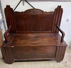 Cassapanca contenitore in legno