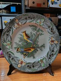piatto decorativo the Bird of america cedar waxwin