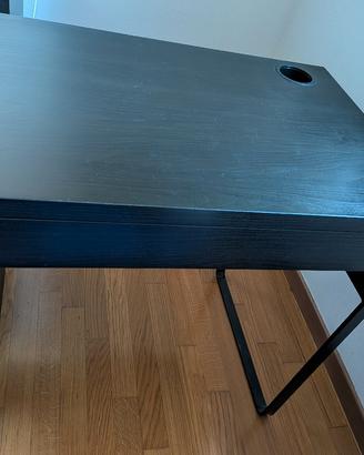 scrivania Micke marrone-nero Ikea 