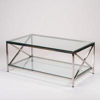 Tavolino in vetro da sala