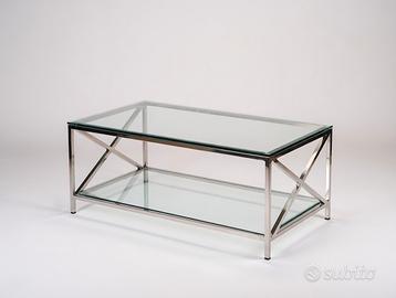 Tavolino in vetro da sala