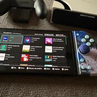 Nintendo switch oled con controller hori gengar