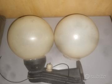  Boccia per lampada bianca esterni 