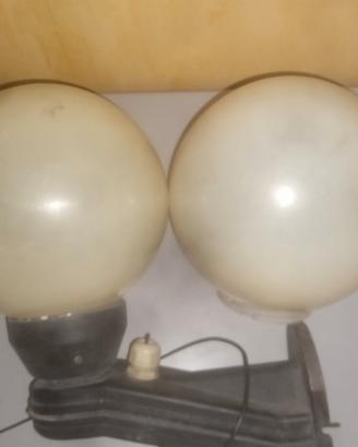  Boccia per lampada bianca esterni 
