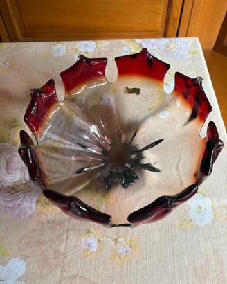 centrotavola in vetro di Murano anni'60-'70