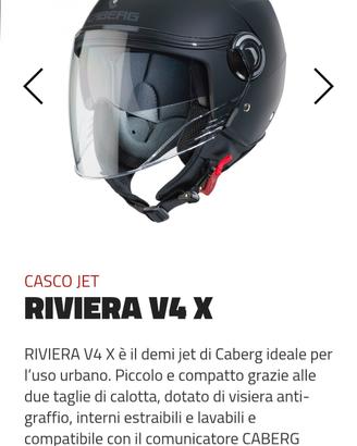 casco jet Caberg nero opaco un anno di vita