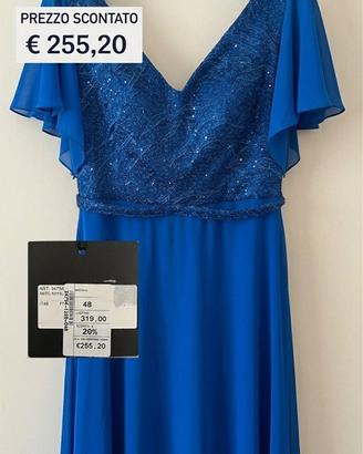 Abito da cerimonia elegante Blu Royal T.48