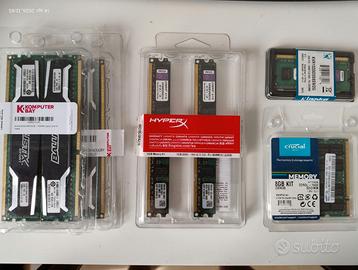 Memorie PC Kingston Sasmung Crucial DDR2 DDR3 DDR4