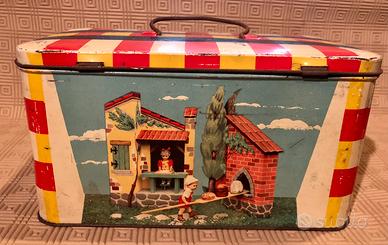 Scatola latta lievito Bertolini rara