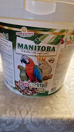 Manitoba mangime frutta+ semi misti pappagalli 