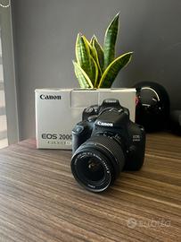 Canon EOS2000D X IMMEDIATO REALIZZO 