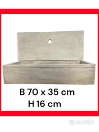 Lavabo lavello lavandino in cemento per esterno