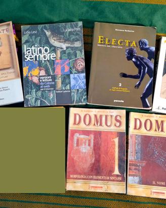 LINGUA LATINA lotto 6 manuali scolastici latino