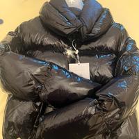 Piumino vernice nero