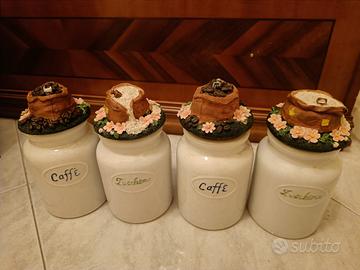Contenitori per zucchero e caffè