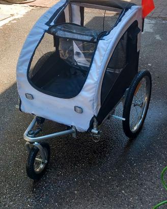Passeggino x cagnolii adattabile anche alla bicj