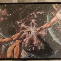 Puzzle "creazione" incorniciato