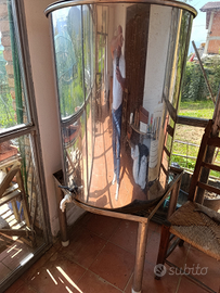 Cisterna per vino/olio inox 400 litri