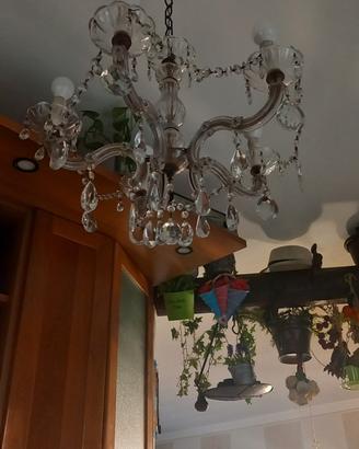 lampadario antico fine anni 40