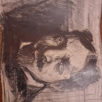 ritratto vecchio MATITA. CARLO CARRA