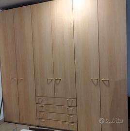 ARMADIO MODULARE 6 ANTE – 270×260 CM - COME NUOVO