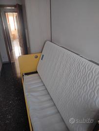 struttura letto+rete+materasso