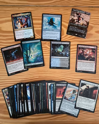 Lotto carte di Magic: the gatering marvel